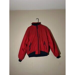 Swingster Vintage 80s 90s Red Fleece Lined Bomber Jacket Men's Large